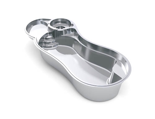 The Allure 35 3D pool model