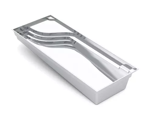 The Wave 40 3D pool model